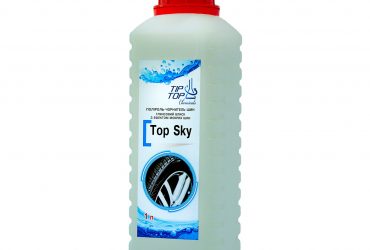 Полироль-чернитель с эффектом мокрых шин "Top Sky" 1 л