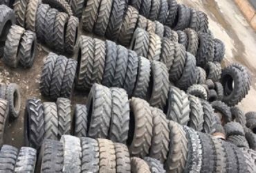 Продам шины б/у склад Днепр сельхоз, кран, самосвал, погрузчики, строительно-дорожные