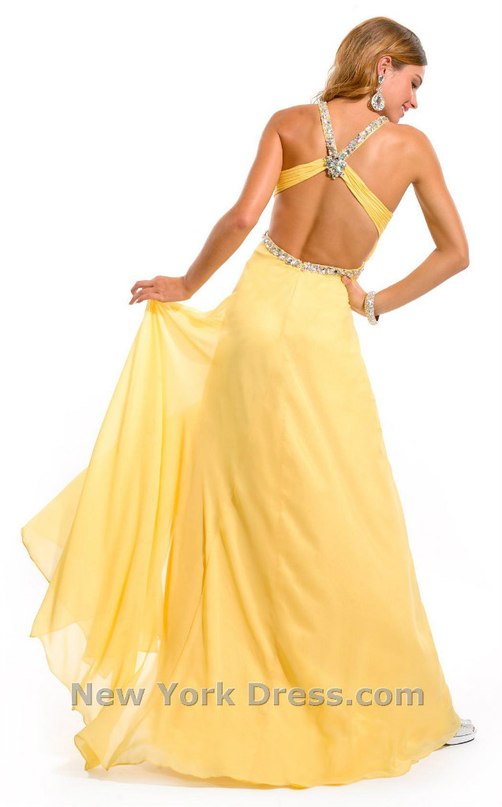 Святкова сукня жовтого кольору від амерканського бренду Party Time