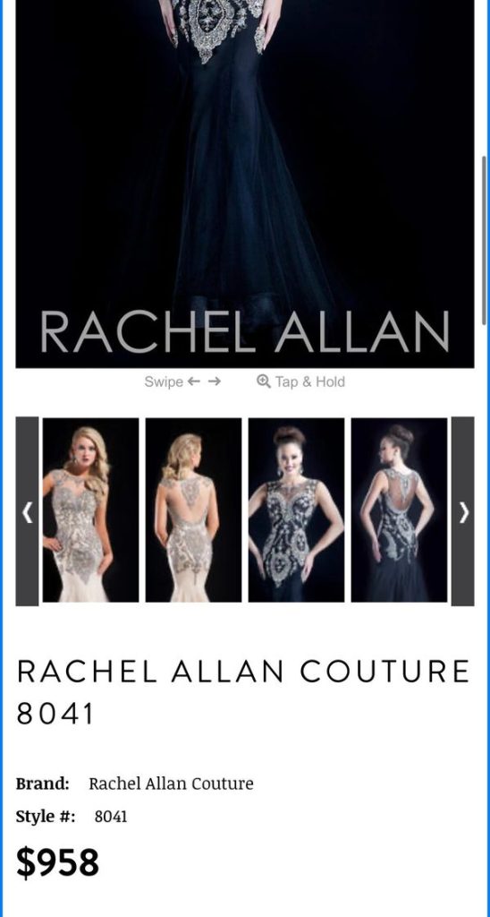 Королівська сукня бренд Rachel Allan.