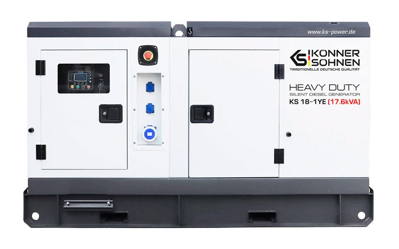 Новый генератор на дизеле Konner&Sohnen KS 18-1YE с доставкой