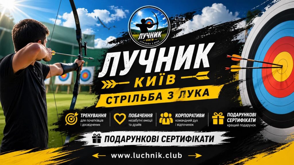 Стрільба з лука на захід у Києві — для івент-агенцій та організаторів свят