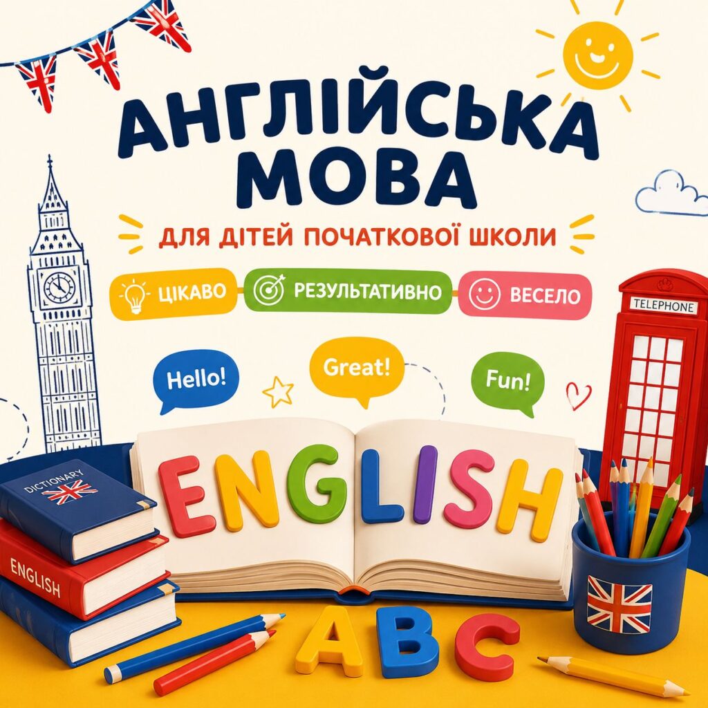 Групові заняття з англійської мови для учнів початкової школи