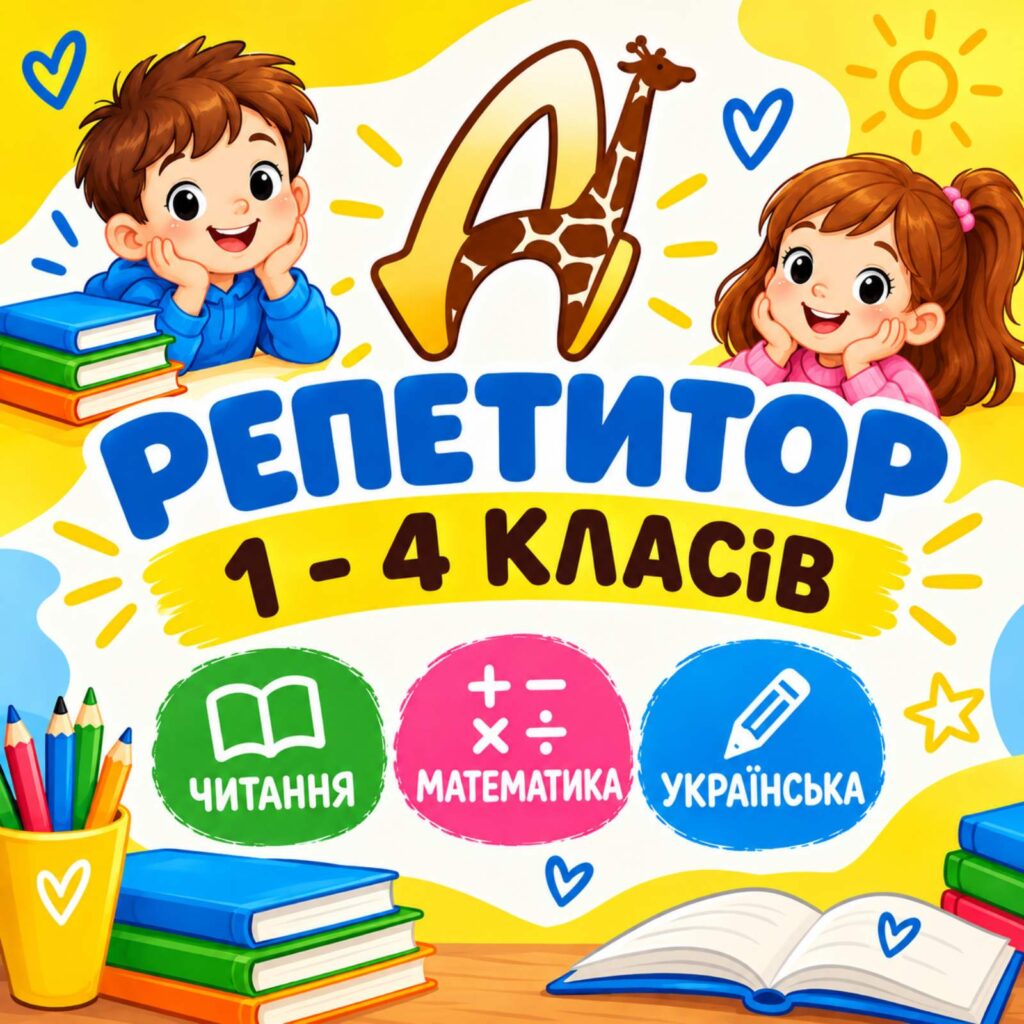 Найкращі репетитори для учнів 1–4 класів в Діалог