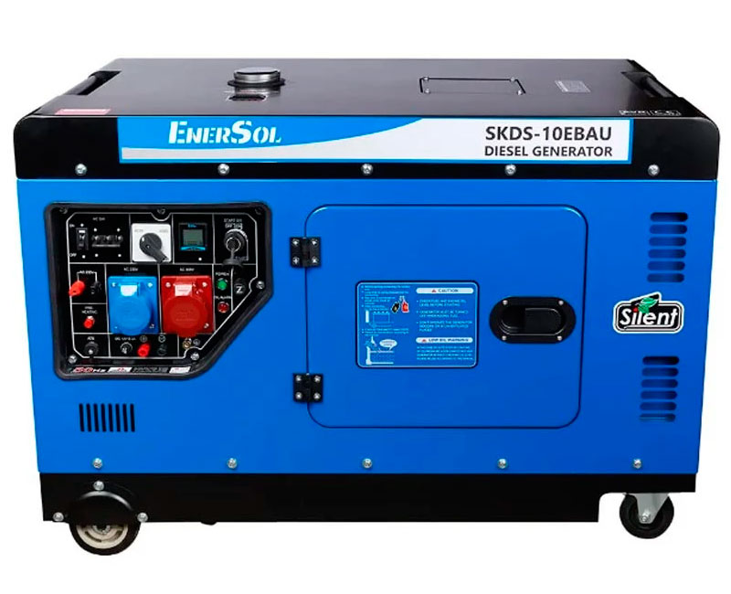 Дизельный генератор EnerSol SKDS-10EBAU с оперативной доставкой